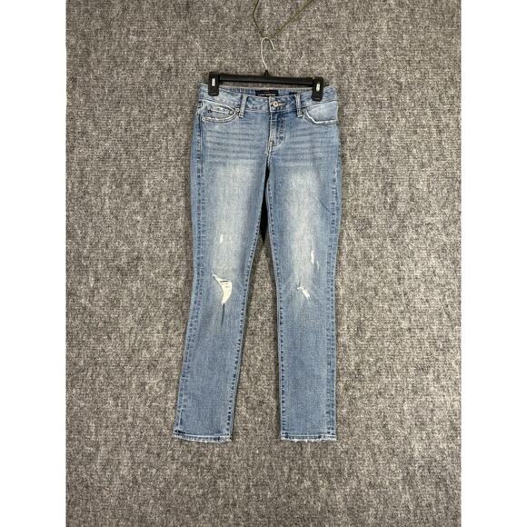Lucky Brand Jeans Womens 0/25 Lolita Skinny‎ Stretch Denim Thrashed Distressed - Picture 1 of 12